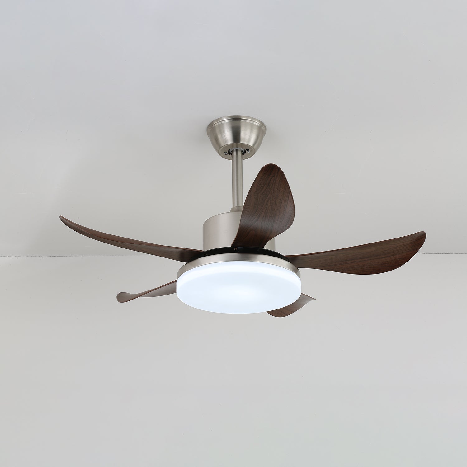 Plafonnier Ventilateur | Cadre Métal, LED Intégrée, Pales ABS 4