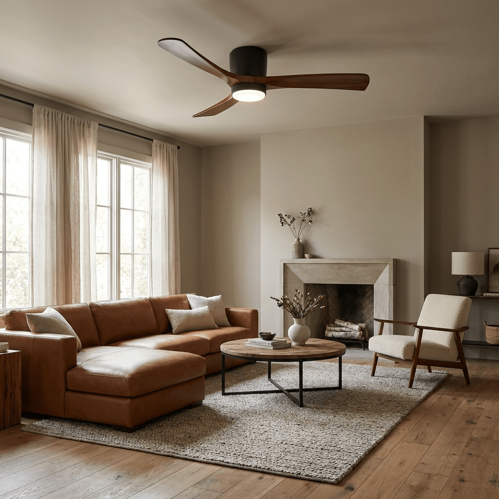 Plafonnier | Ventilateur En Bois, Style Nordique 6
