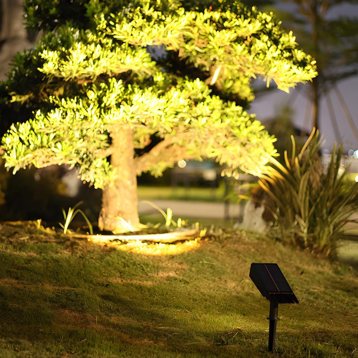 Projecteur Solaire LED | Zoom Réglable, Résistant aux Intempéries 1