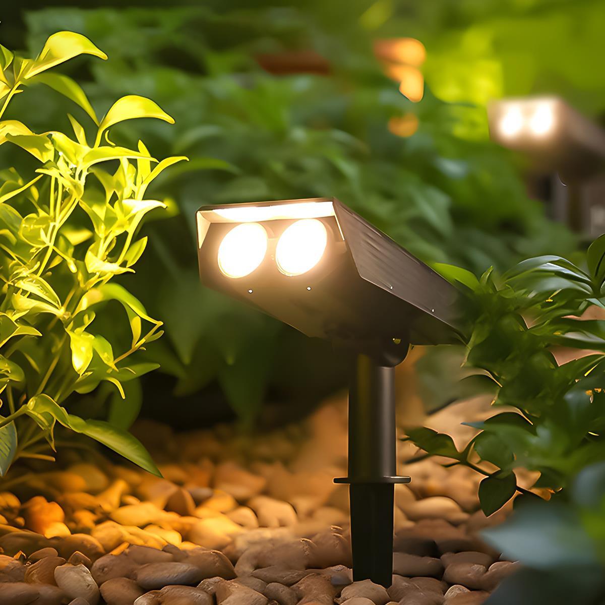 Projecteur Solaire LED | Zoom Réglable, Résistant aux Intempéries 5