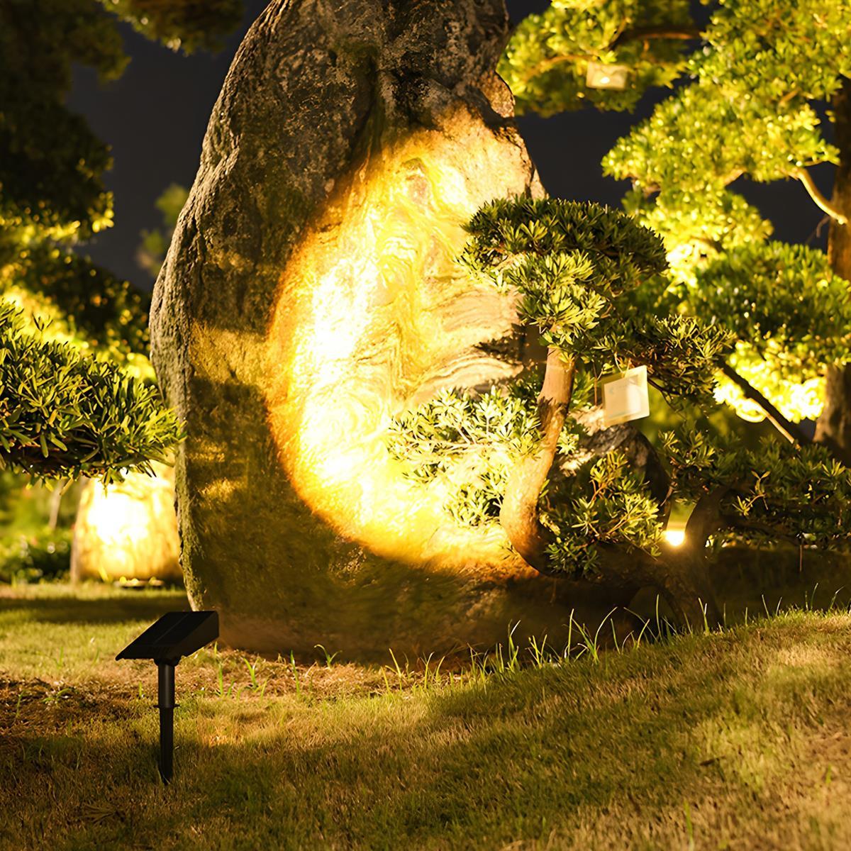 Projecteur Solaire LED | Zoom Réglable, Résistant aux Intempéries 6