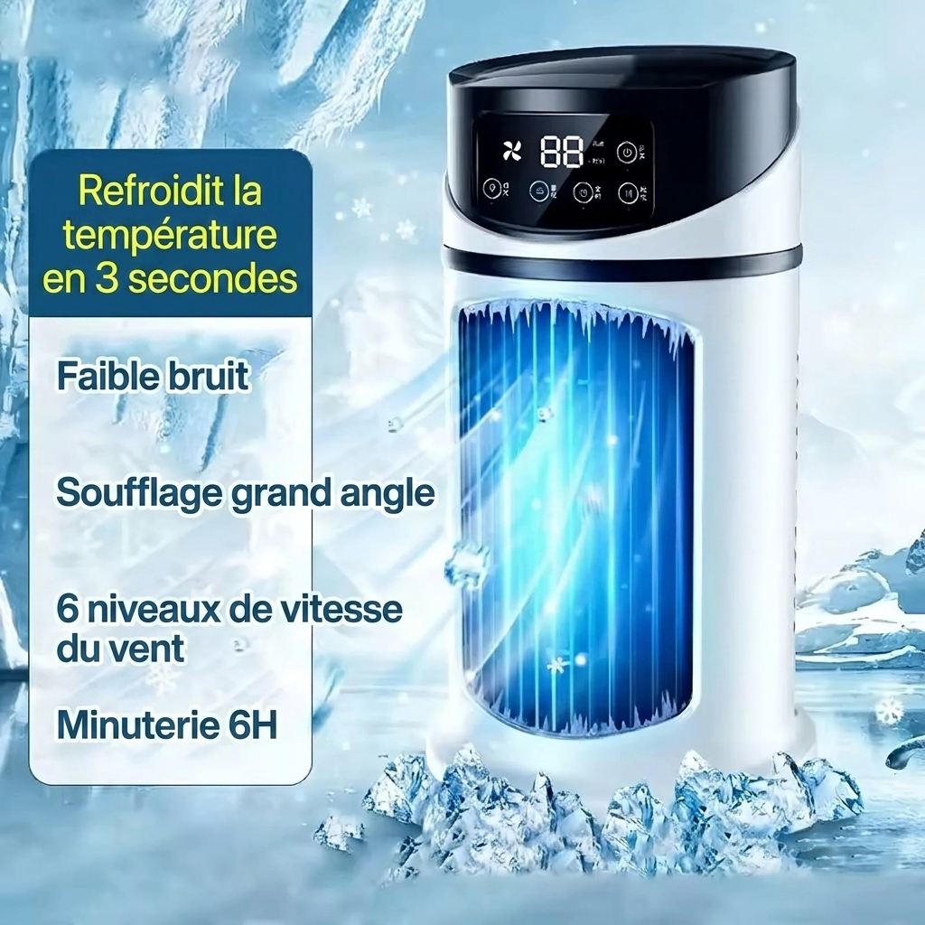 Rafraîchisseur d’air USB Donirt – Climatiseur portable silencieux pour chambre