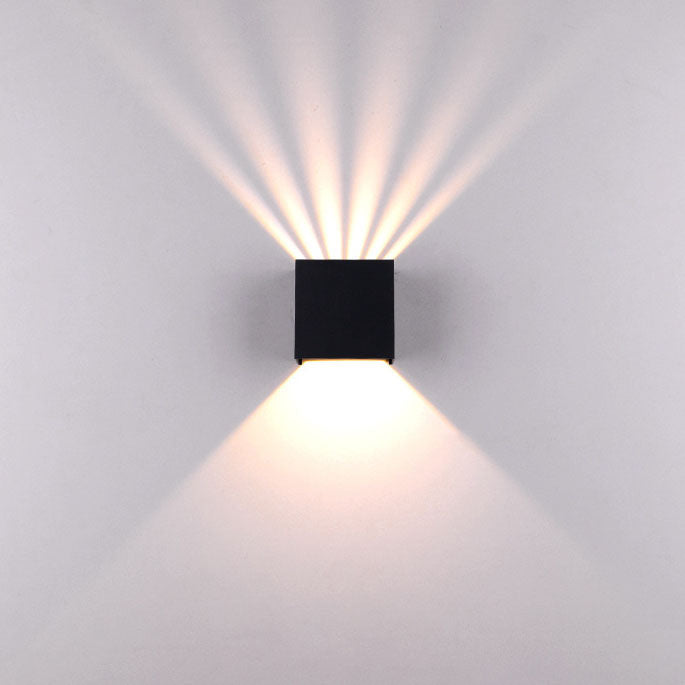 Éclairage extérieur moderne minimaliste avec lumière blanche chaude résistant pour jardin et terrasse