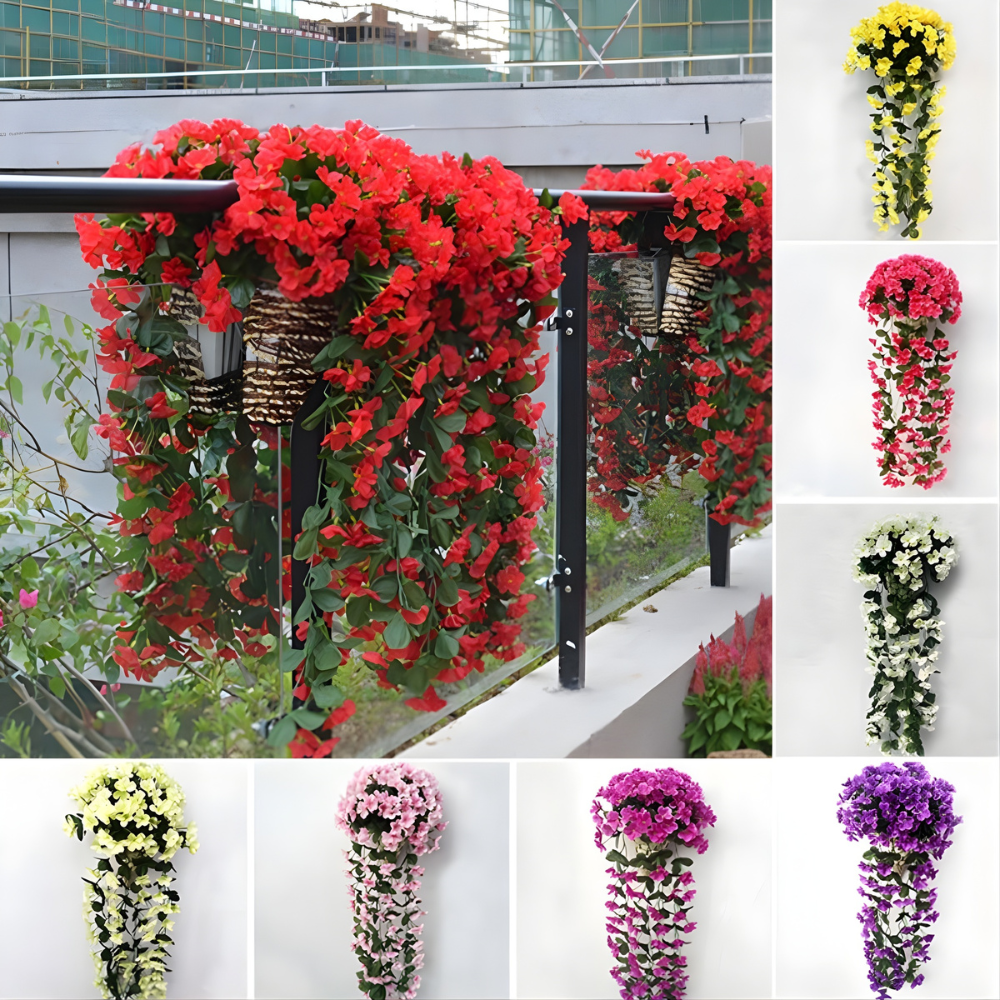 Fleurs d’Orchidée Artificielles | Guirlande Suspendue, Décoration Florale pour Maison et Événements