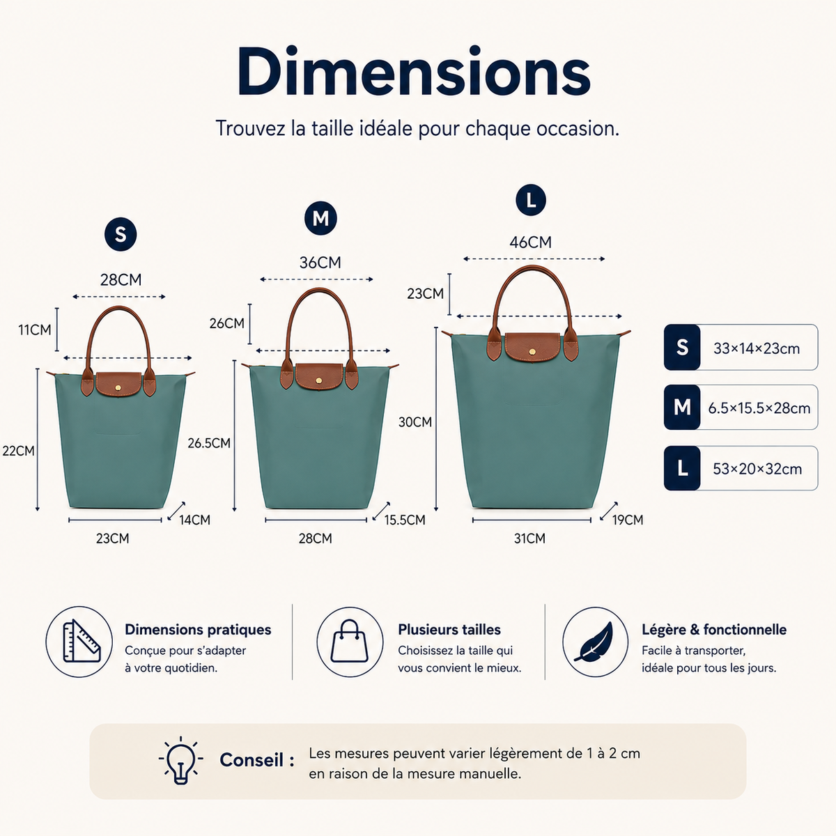 Sac à bandoulière Oxford - LuxeCarry