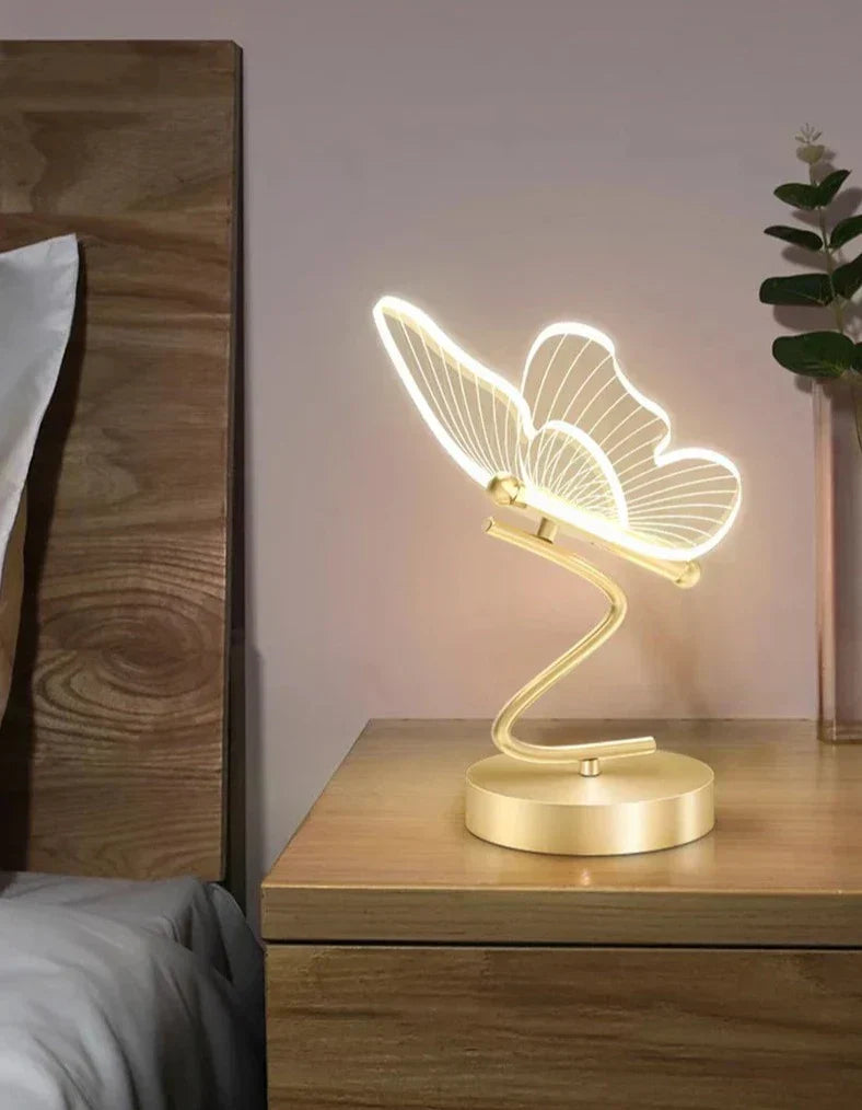 VlinderLicht – Lampe de table moderne de luxe avec LED