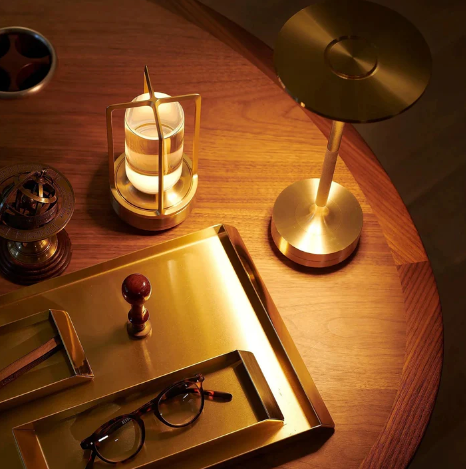 Glimmera – Lampe de Table Sans Fil Rechargeable à Luminosité Réglable