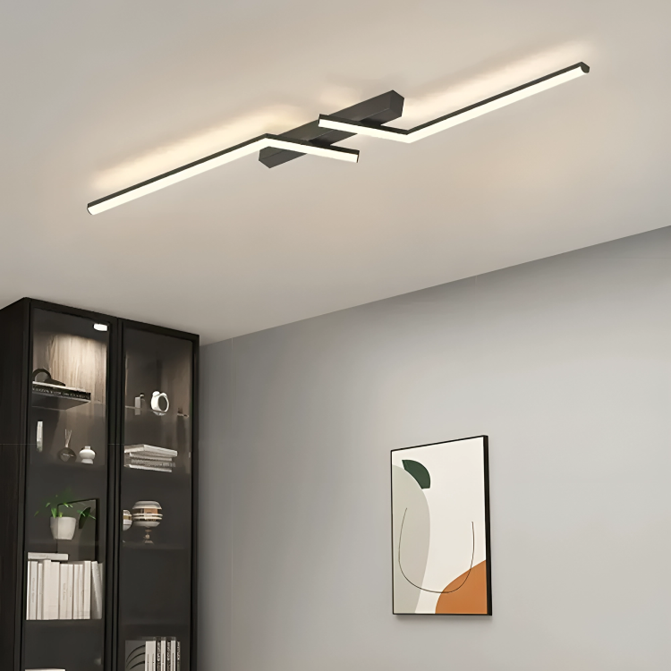 Clario – Plafonnier LED Moderne Télécommande pour Salon