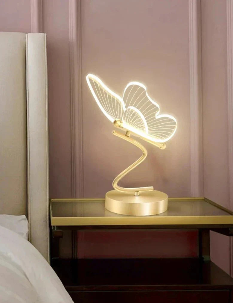 VlinderLicht – Lampe de table moderne de luxe avec LED