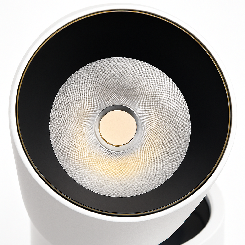 Spot LED Orientable | Design Nordique, Métal Blanc ou Noir 7