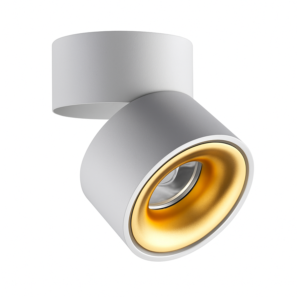 Spot LED Rond Orientable | Finition Mate Givrée 5