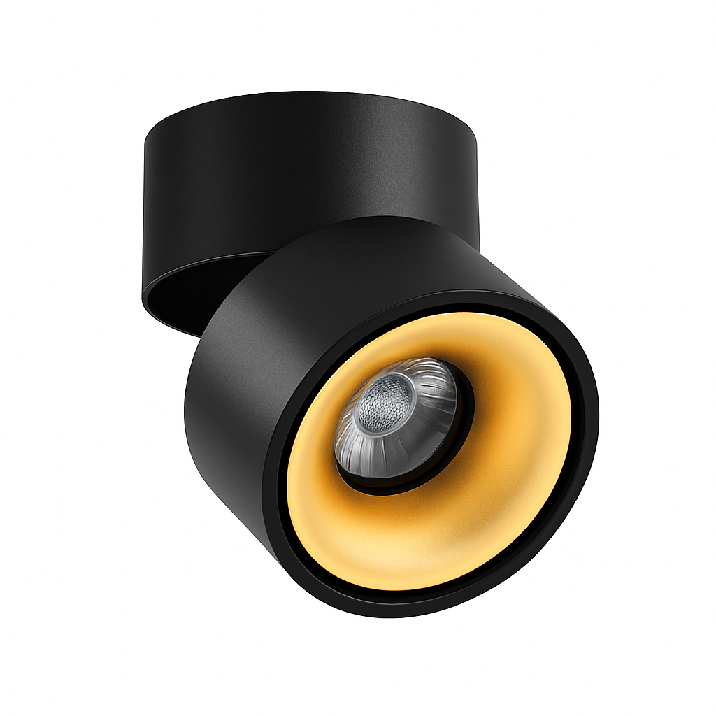 Spot LED Rond Orientable | Finition Mate Givrée 6