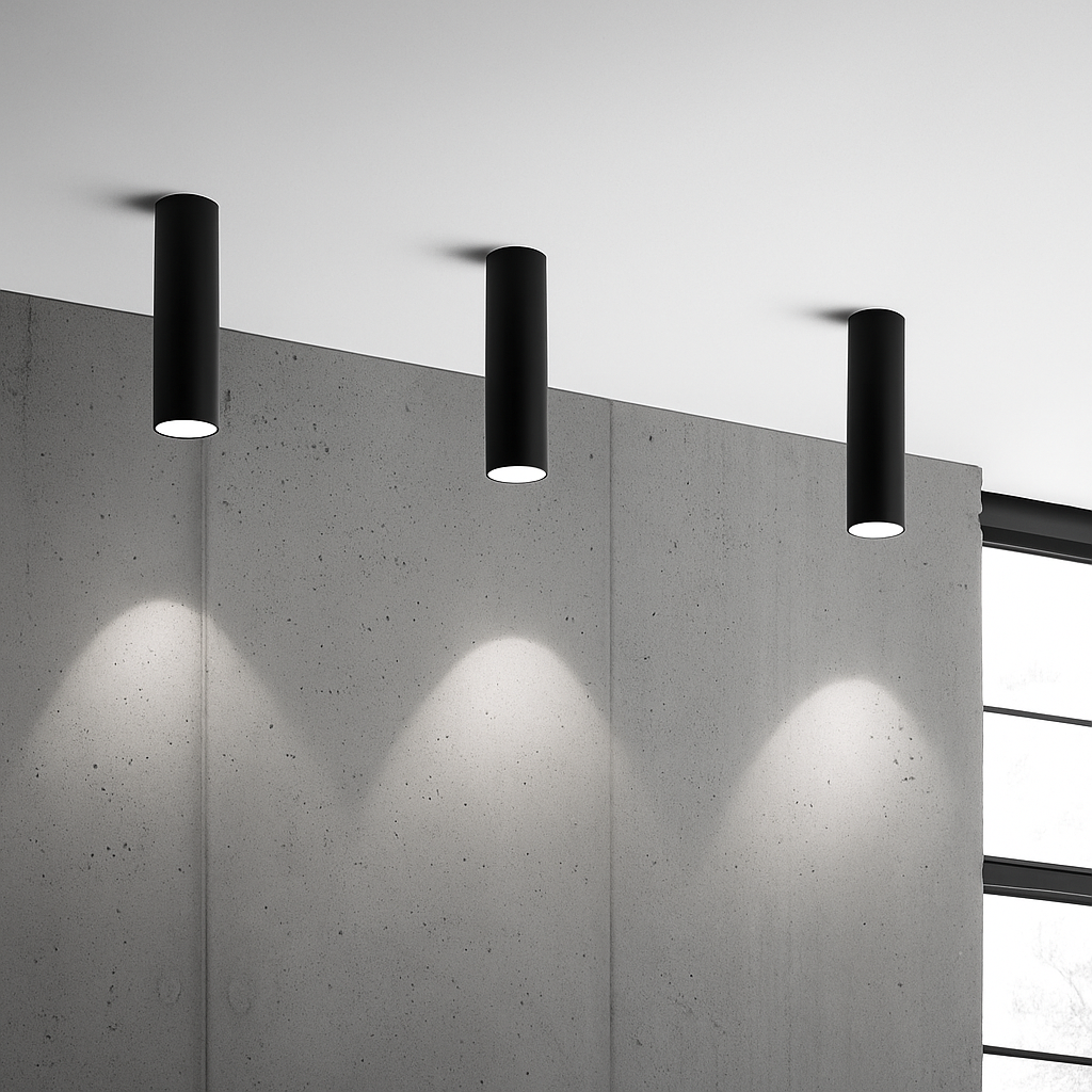 Spot LED Tube Long | Faisceau 24°, Aluminium, Montage En Surface 4