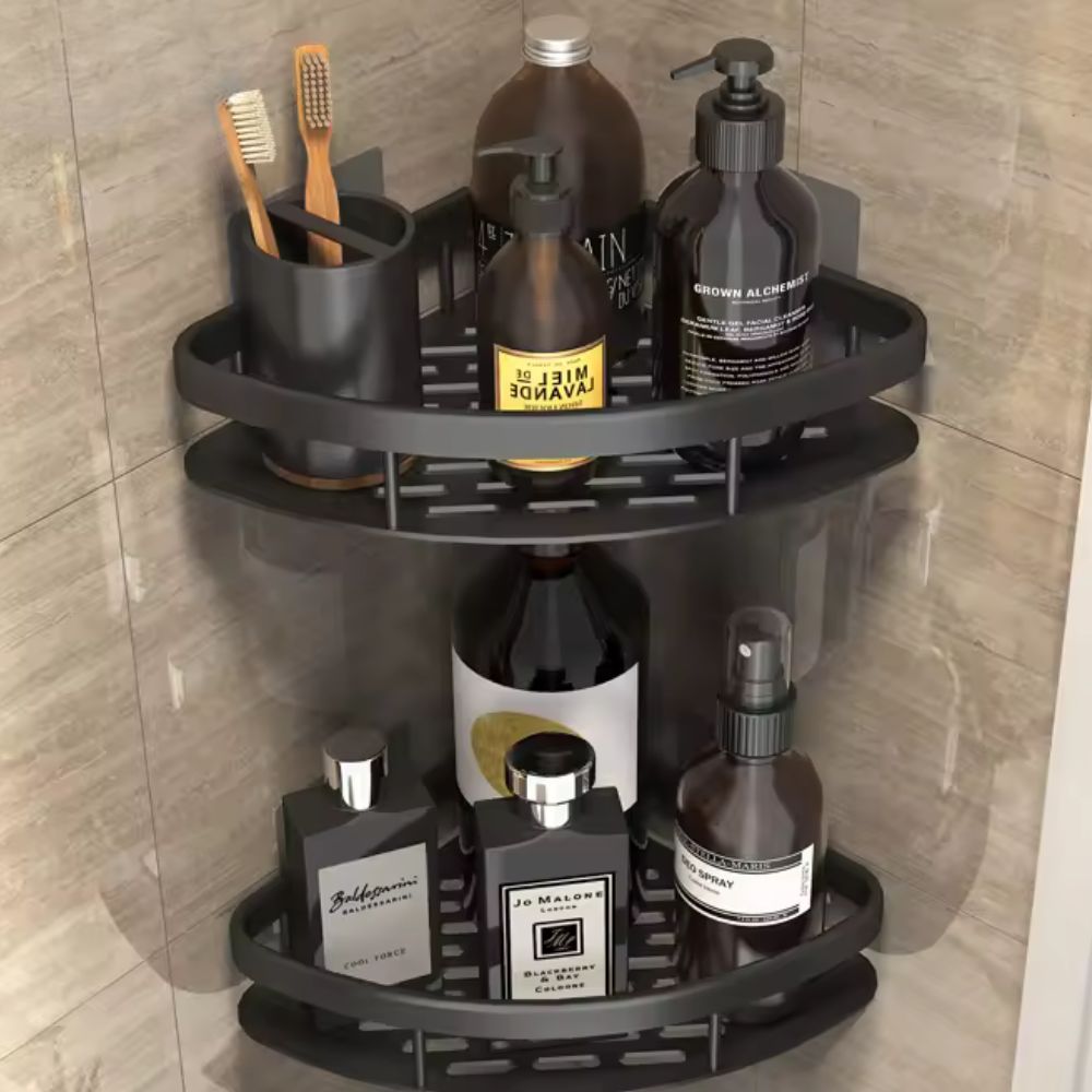 Support de douche | Design incurvé, cadre ouvert avec crochet amovible 5