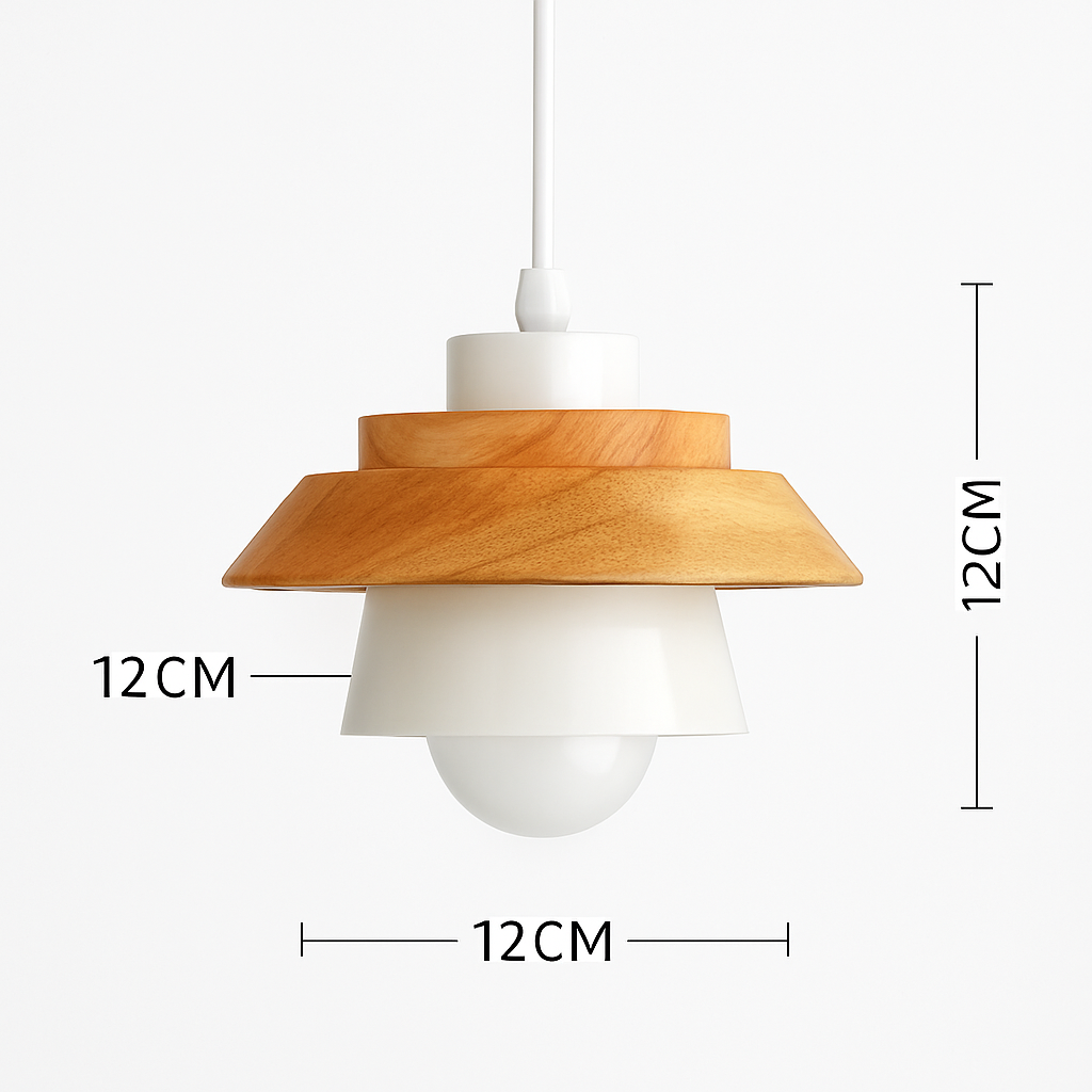 Suspension | Métal Coloré, Bois Clair, Formes Variées 16