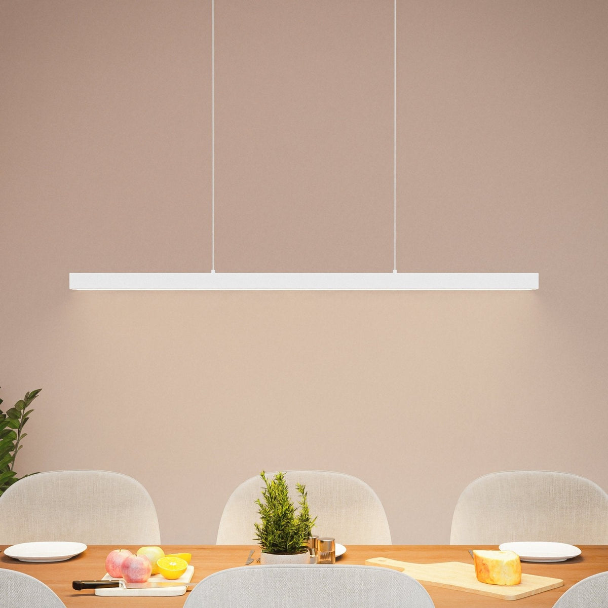 Suspension | Silhouette Fine, LED Intégré Réglable 9