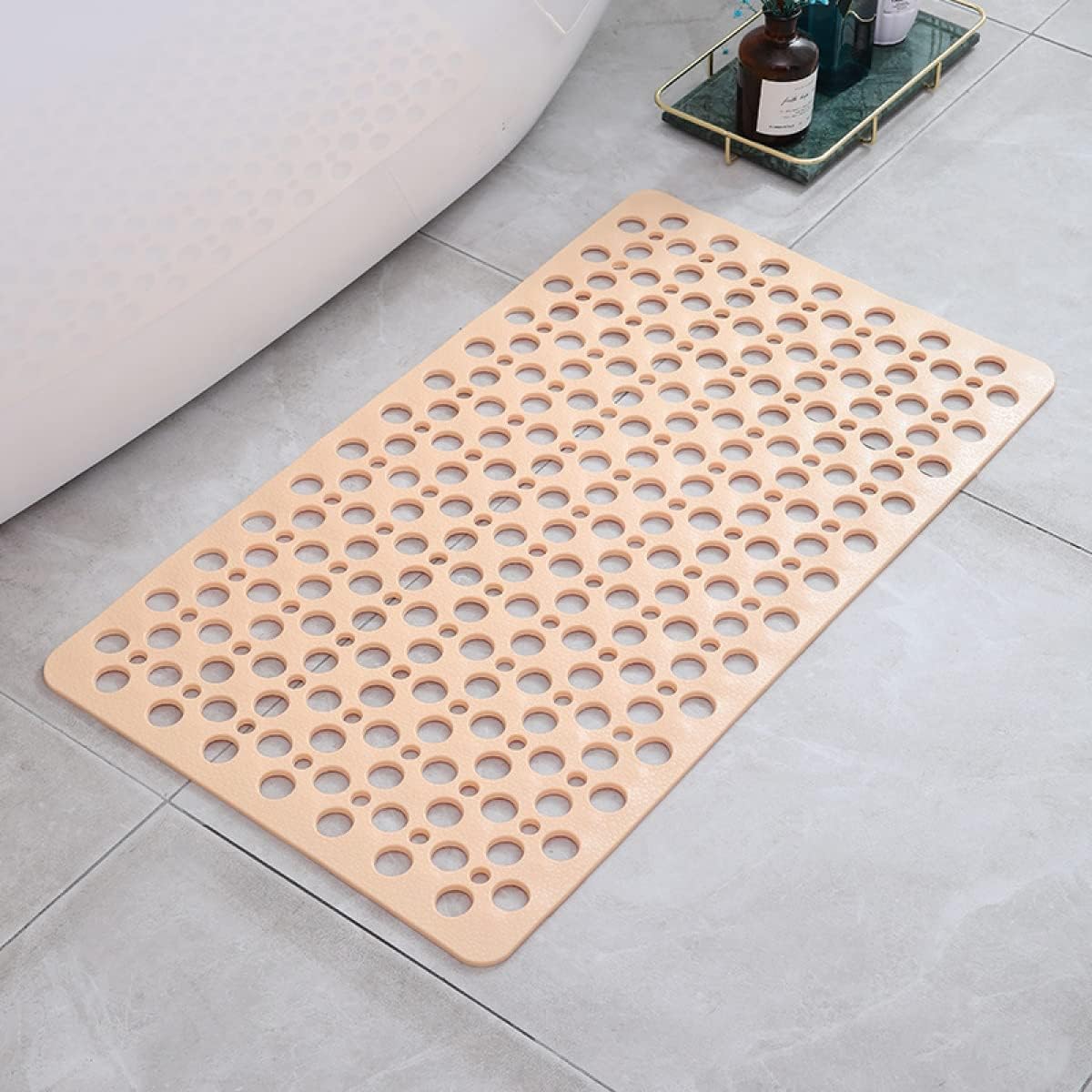 Tapis de douche antidérapant | Ventouses sécurisées, Drainage efficace 10