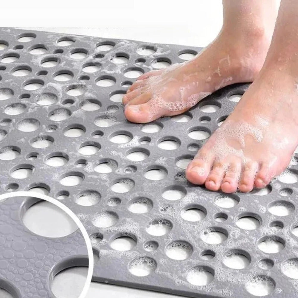 Tapis de douche antidérapant | Ventouses sécurisées, Drainage efficace 4
