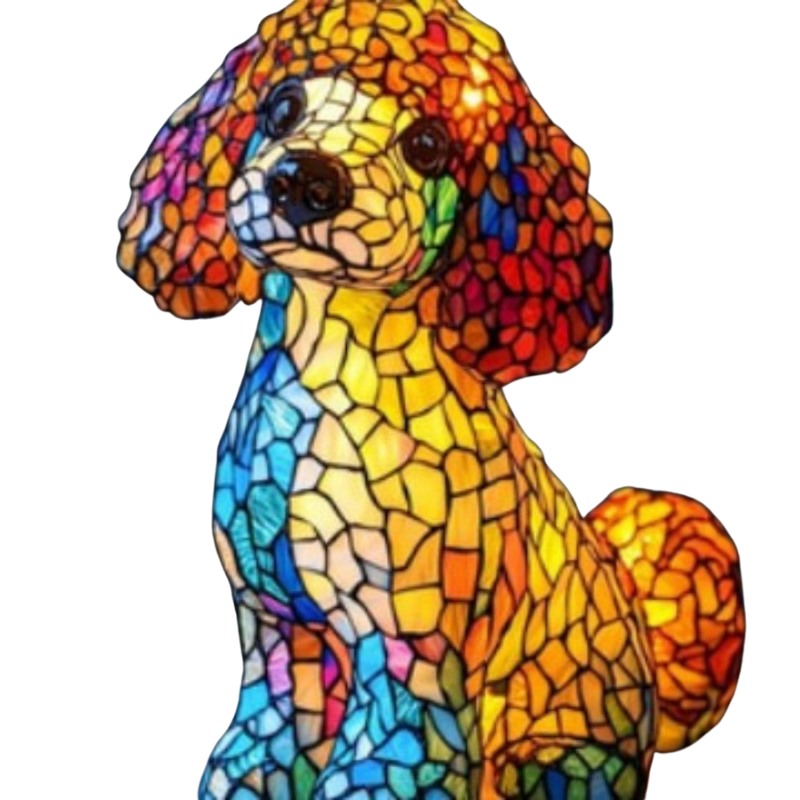 Lampe Chien Pudel, style élégant, intérieur et terrasse décorative