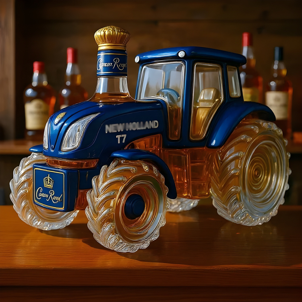 Bouteille de Whisky | Design Tracteur, Artisanat Fait Main