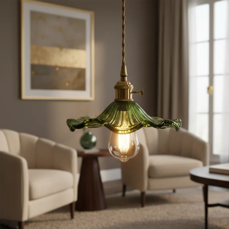 Tropical Bloom I Suspension Lumineuse