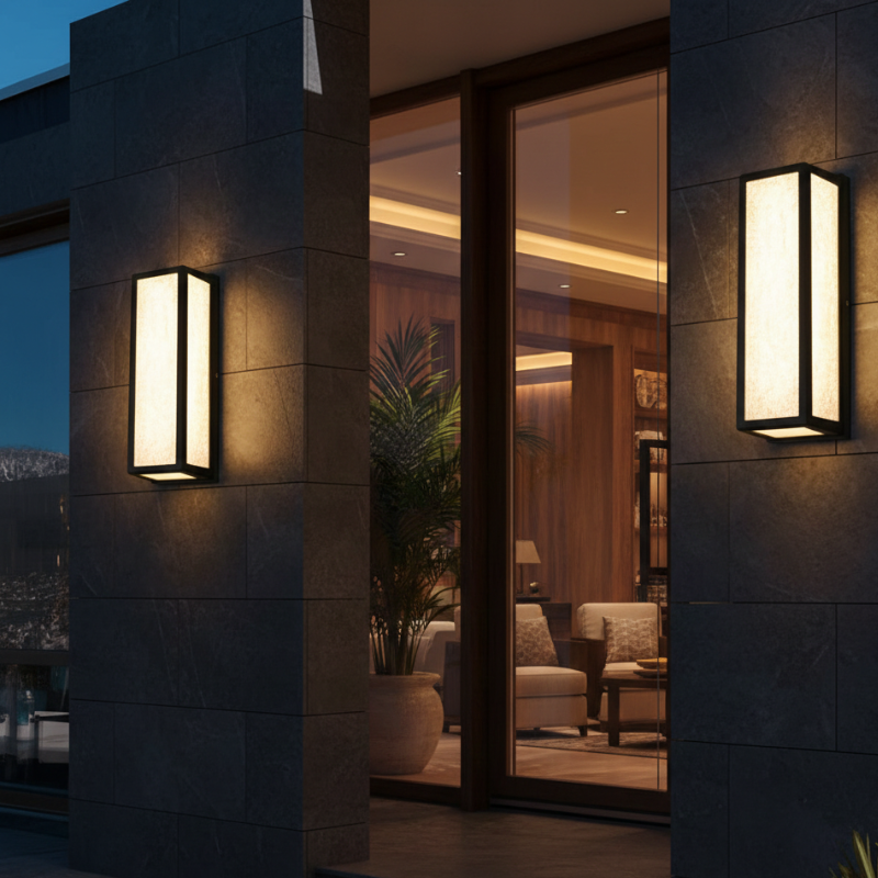 Applique murale solaire LED blanc chaud extérieur IP65 détecteur de mouvement aluminium moderne façade jardin