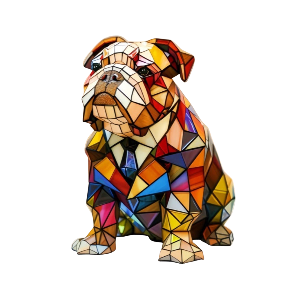 Lampe LED Bulldog, style Art déco, intérieur pour salon et bureau