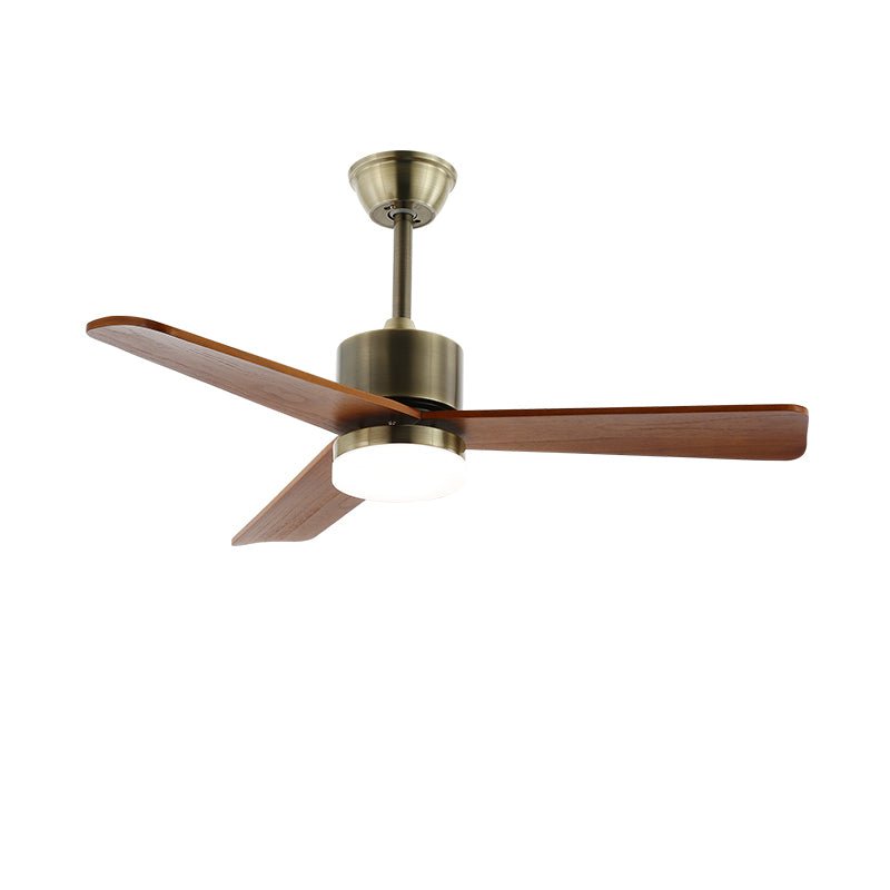 Ventilateur Plafond | Design Minimaliste, Bois et Métal Argenté 9