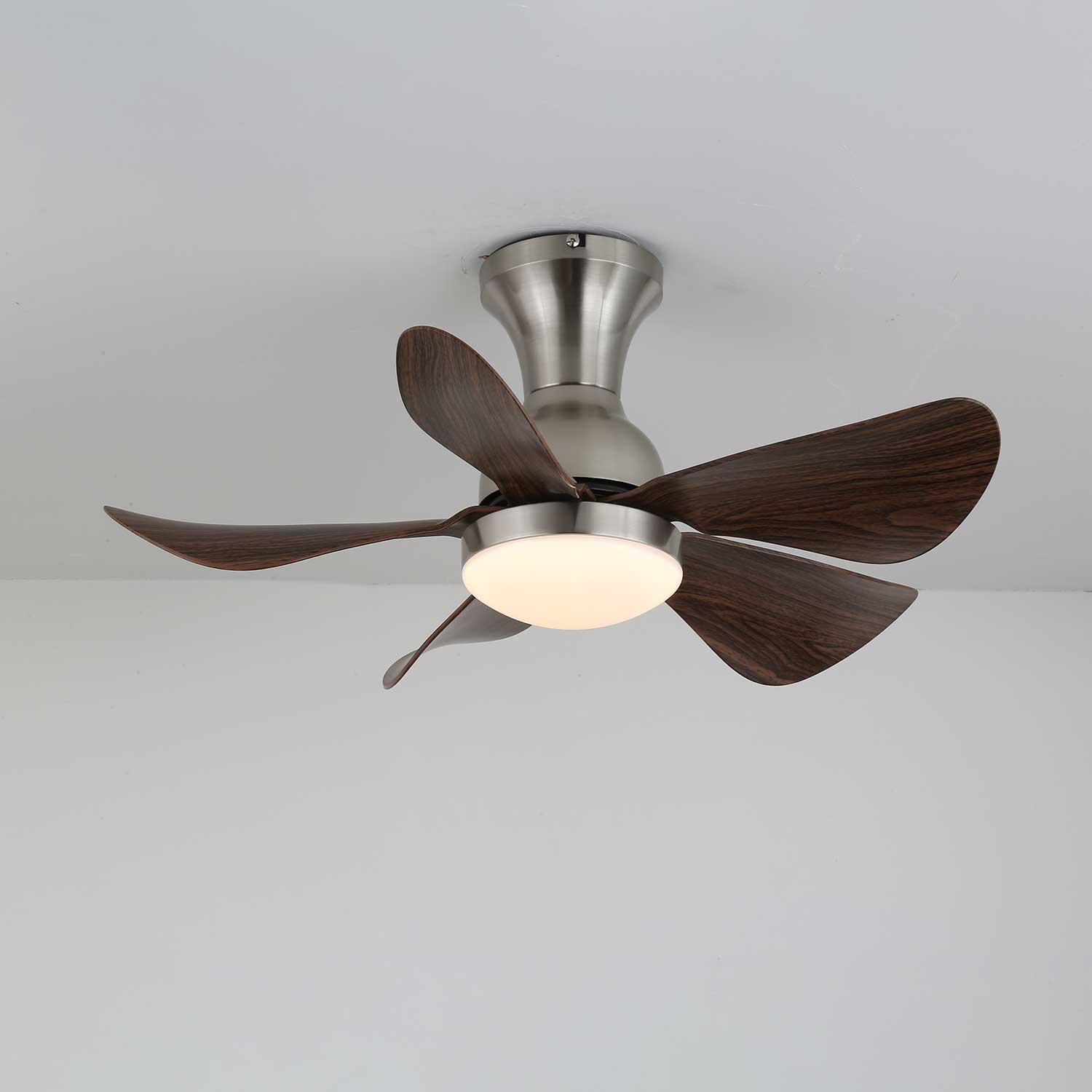 Ventilateur Plafond | Pales En Bois, Lumière LED Intégrée 2