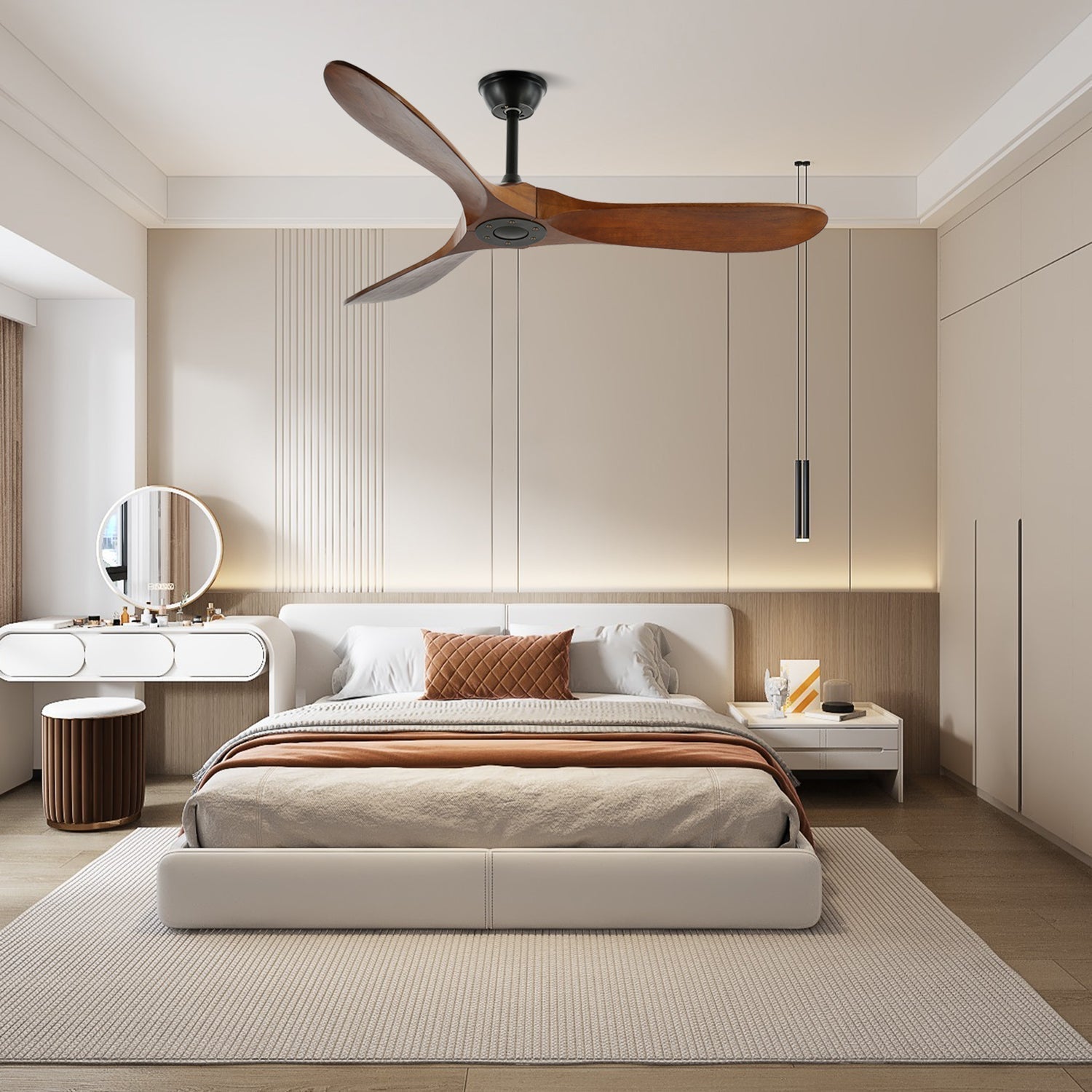 Ventilateur de plafond | Pales en bois, Moteur en cuivre pur 4
