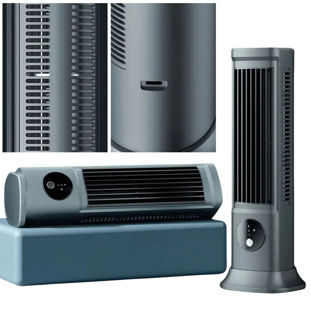Ventilateur colonne USB rechargeable – Ventilateur silencieux compact pour bureau