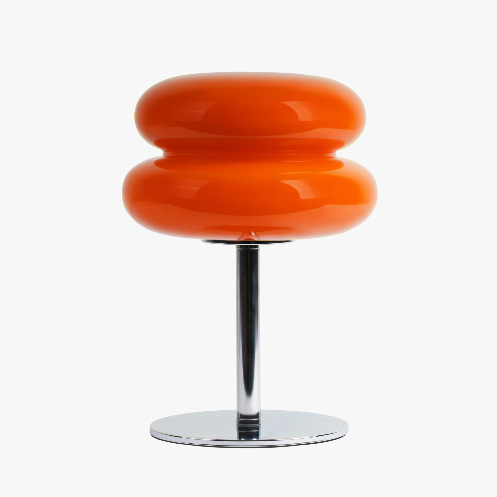 Lampe de Table Mid-Century Dorée Sculpturale pour Bureau