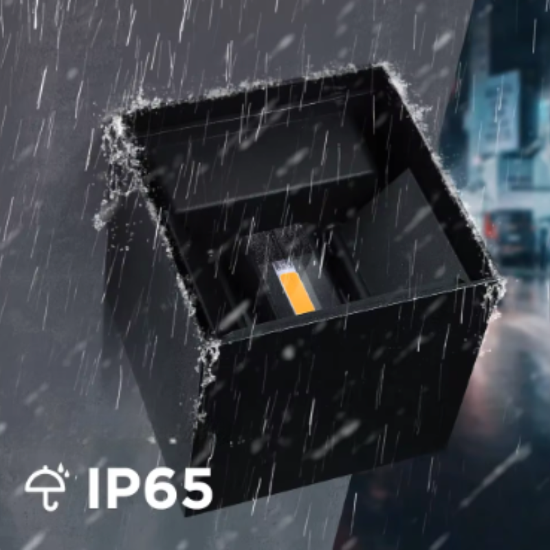 ShadowBeam – Applique murale extérieure réglable, étanche, noir