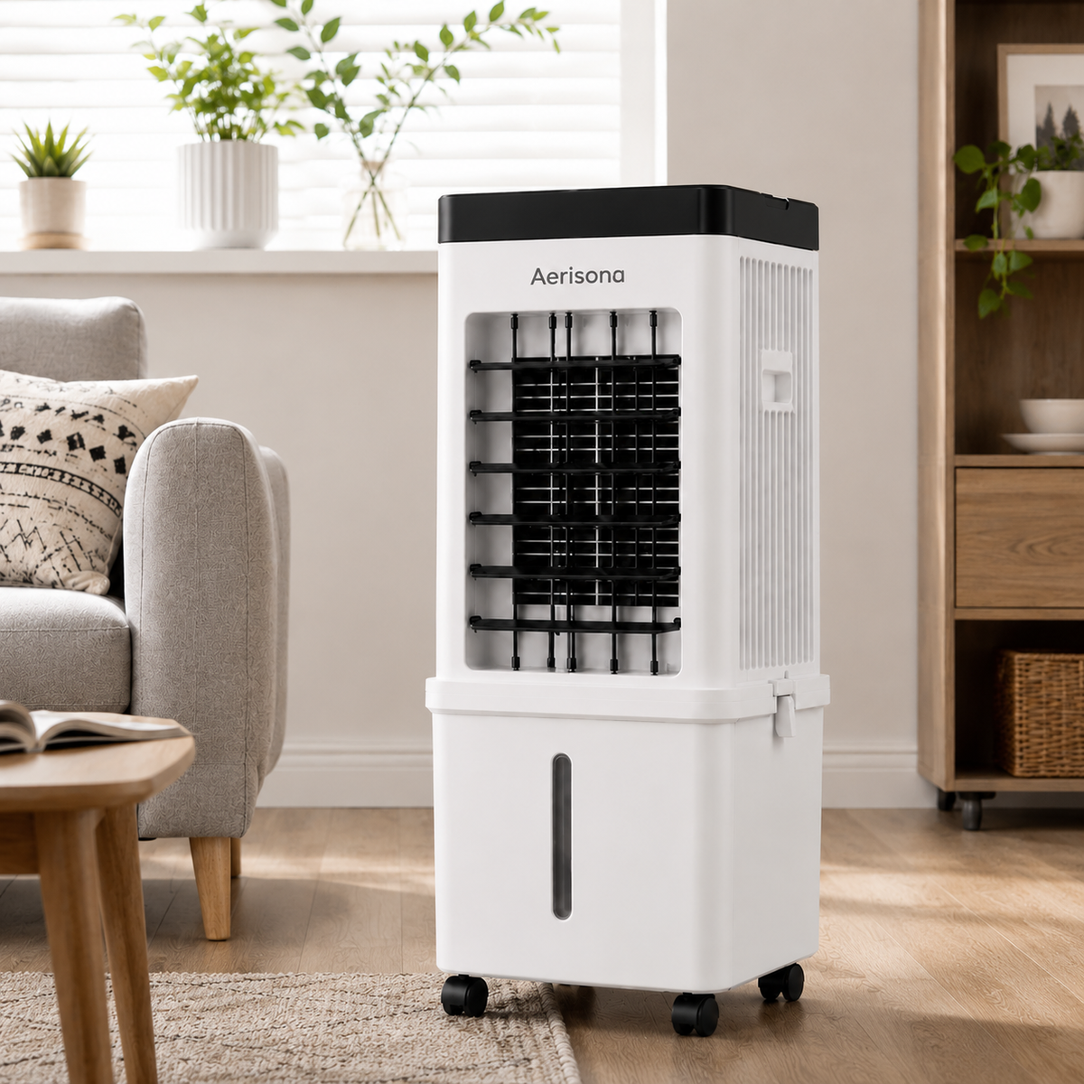 Rafraîchisseur d’air mobile 3-en-1 sans tuyau d’évacuation – refroidisseur par évaporation