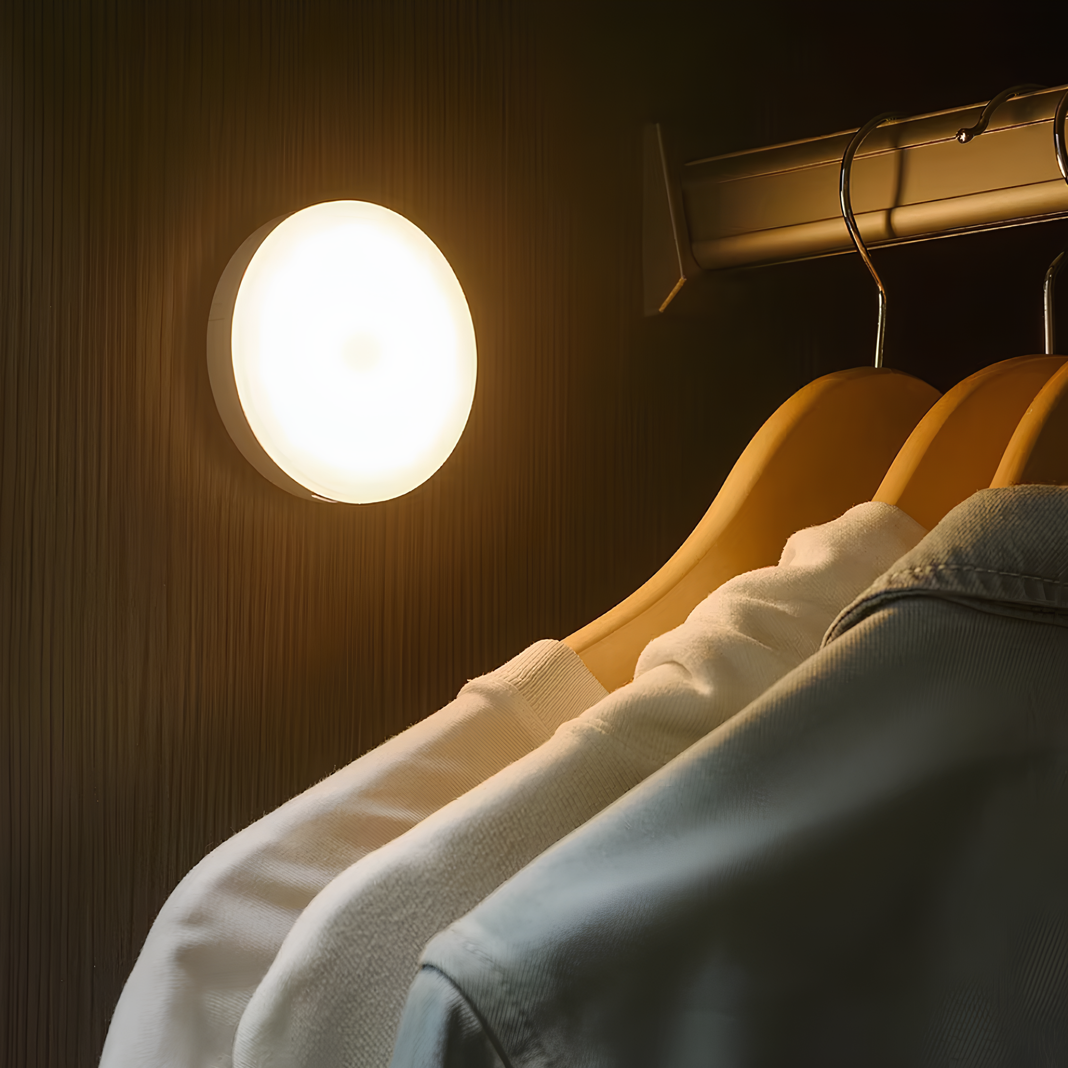 Lampe Intérieure à Détection de Mouvement – LED Blanche Moderne