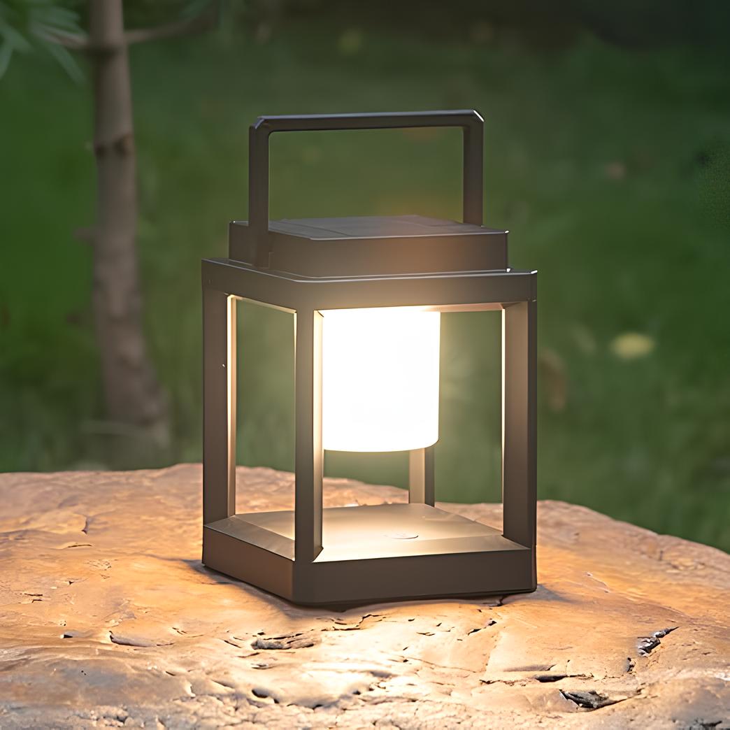 Lampe extérieure LED solaire blanc chaud jardin terrasse étanche design moderne
