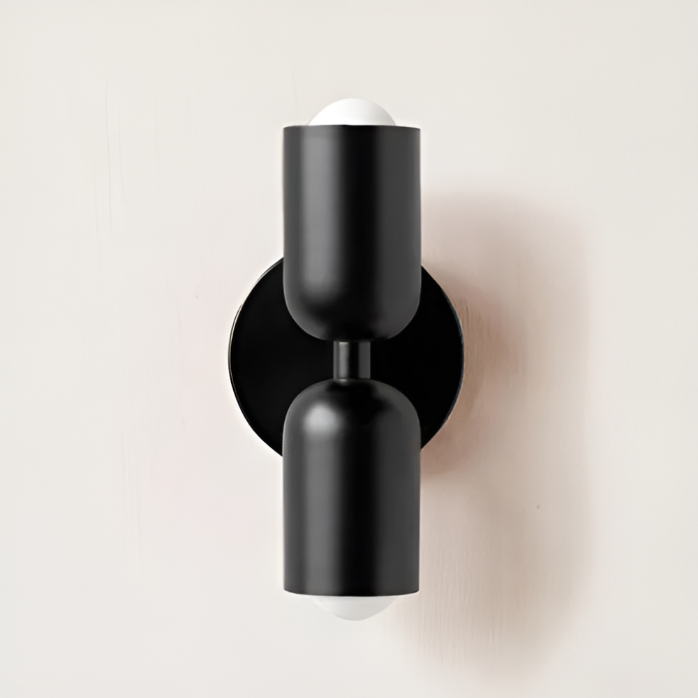Applique murale LED design scandinave, double éclairage pour intérieur moderne