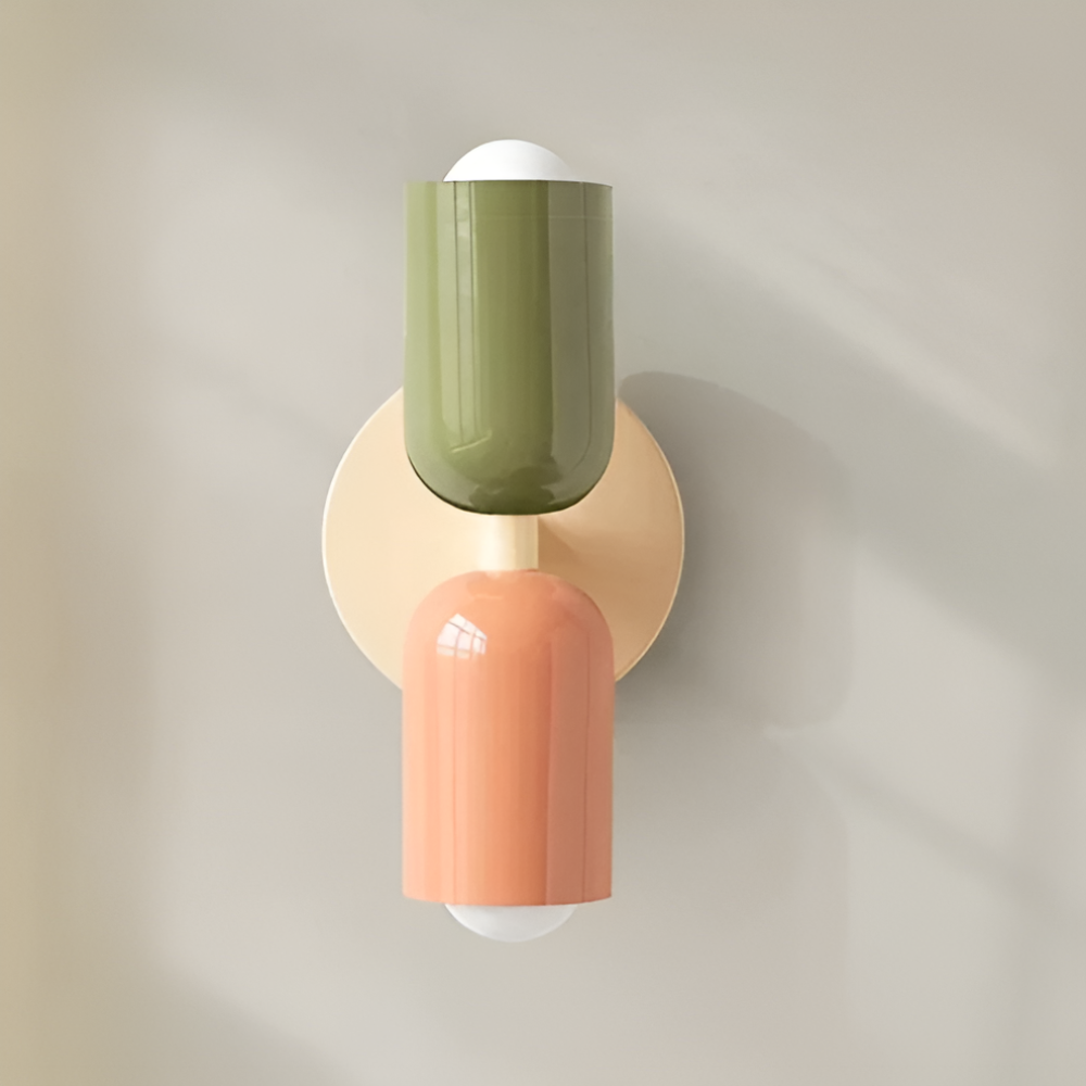 Applique murale LED design scandinave, double éclairage pour intérieur moderne