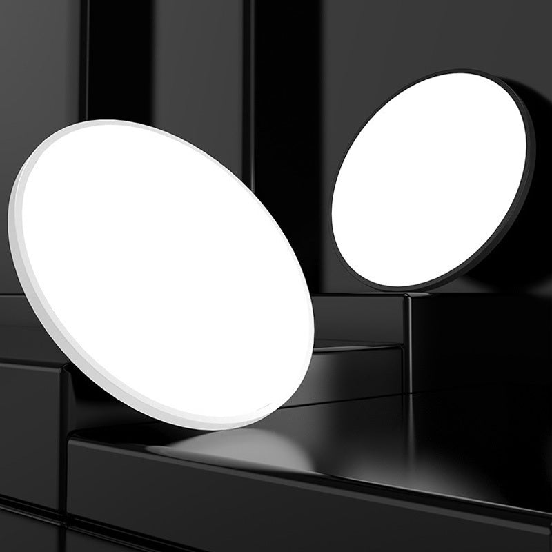 LumoAstra – Plafonnier LED Rond Moderne Noir/Blanc Salle à Manger