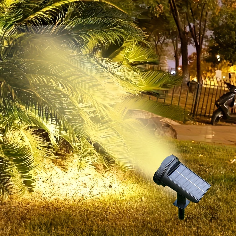 Projecteur Solaire Extérieur Plastique Noir Ø55 cm – 3 Modes, IP55, Éclairage Jardin