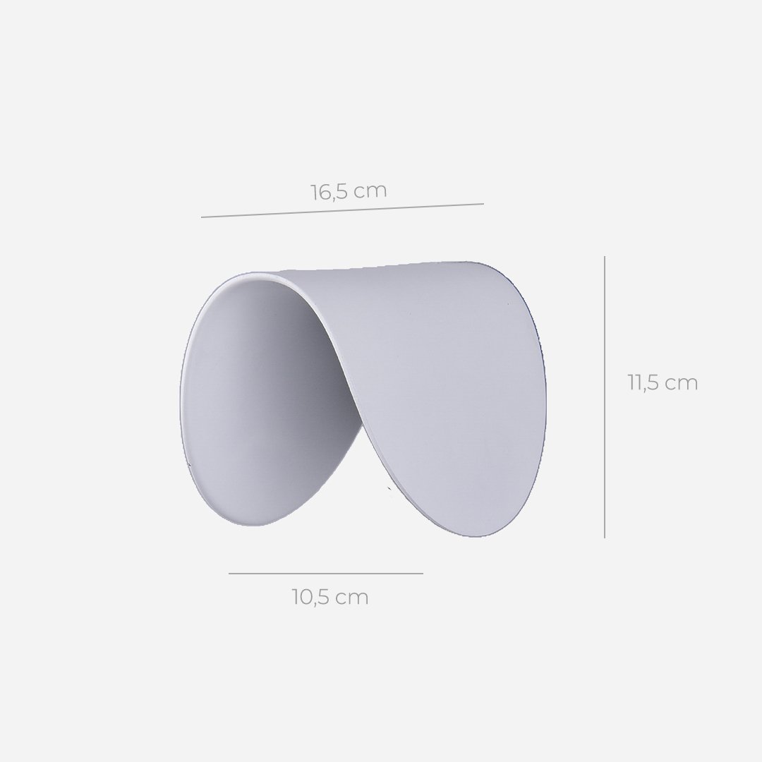 LumaTwist – Applique murale design LED rotative noire pour salon