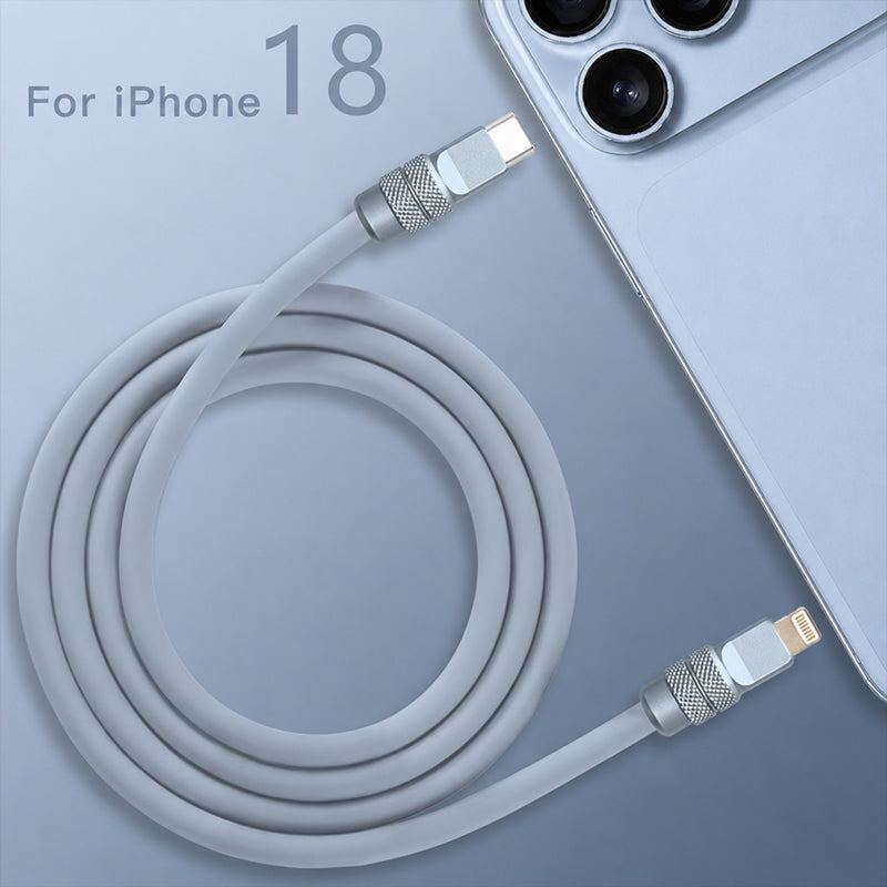 Câble de Charge Rapide Anodisé 240W Chubby 18 pour iPhone 18