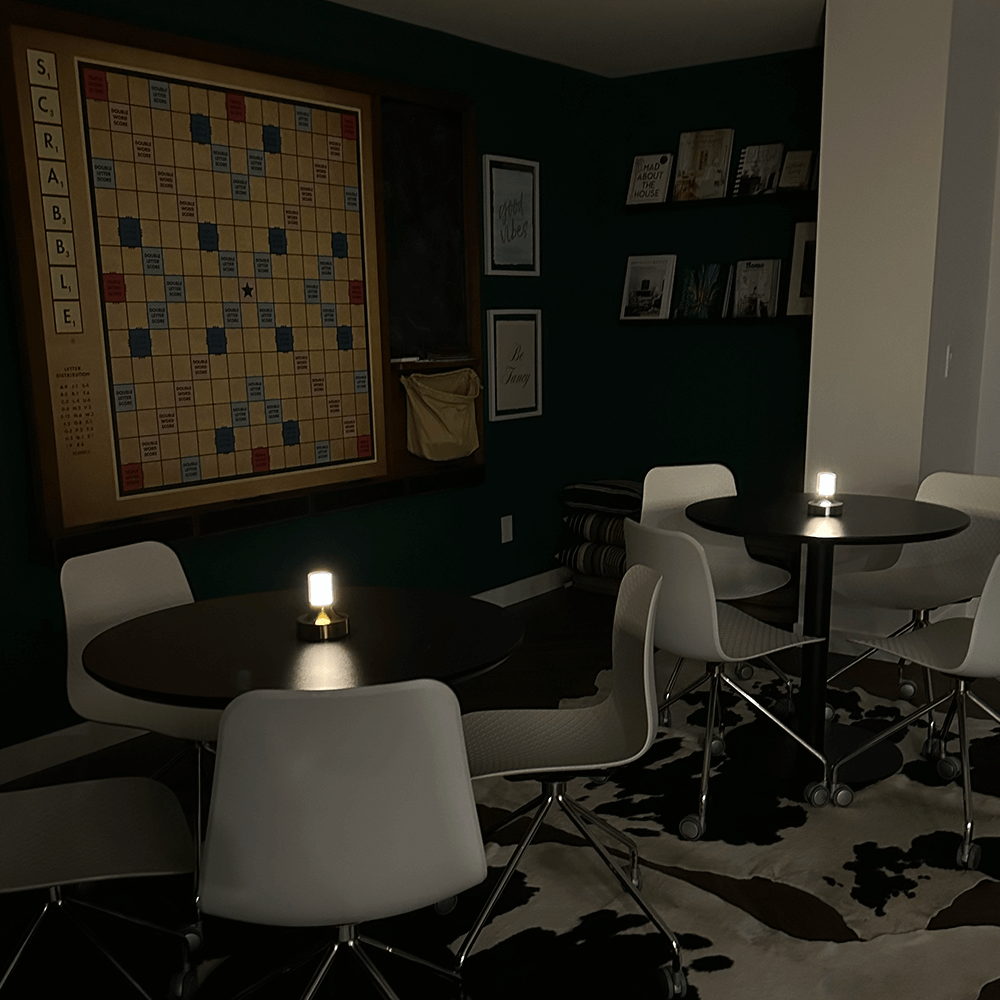 BoruGlow | Lampe de Table Sans Fil – LED Dimmable Étanche Intérieur/Extérieur