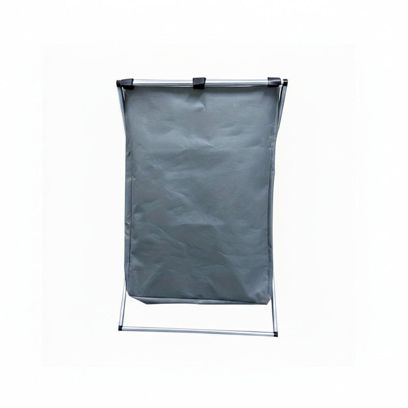 Panier à Linge Aluminium Blanc Gris Noir 3 Compartiments – Pliable, Tri Séparé, Organisation Facile