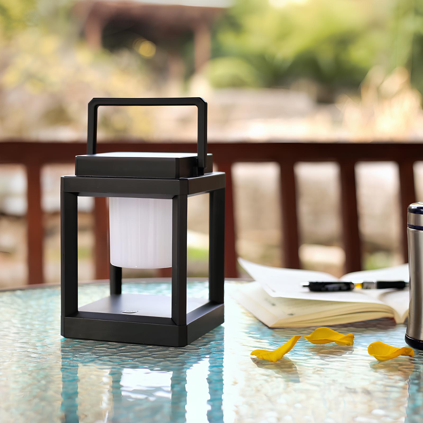 Lampe extérieure LED solaire blanc chaud jardin terrasse étanche design moderne