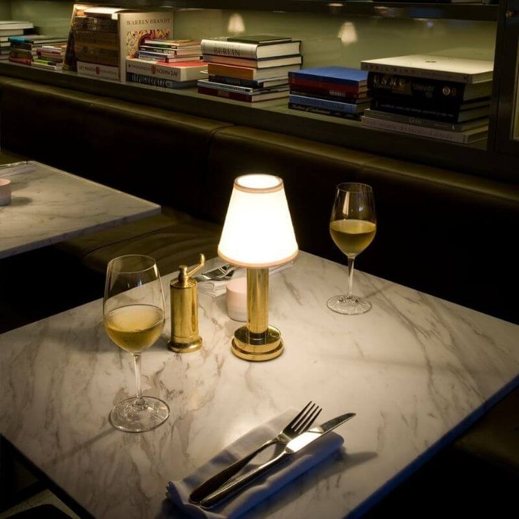 SoftAura – Lampe de table LED en tissu premium