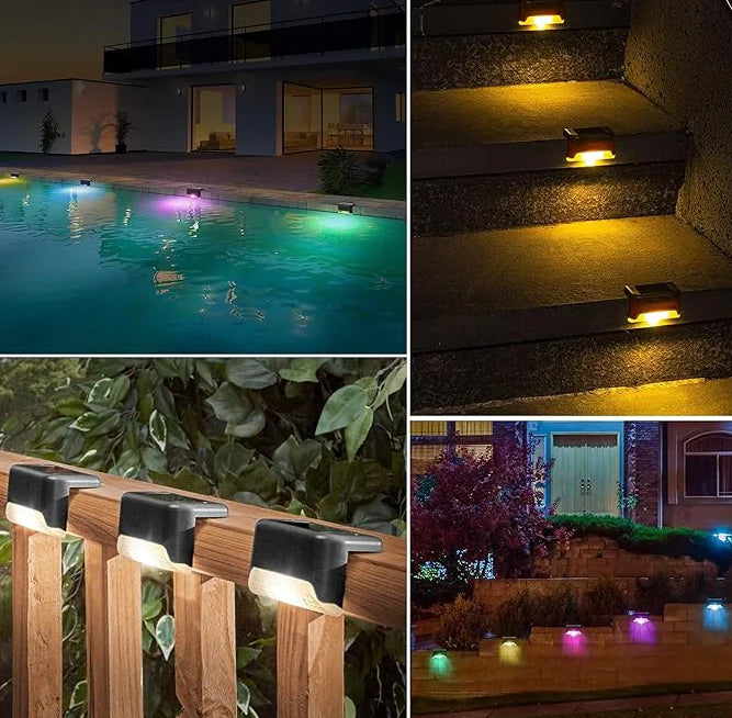 (Lot de 5) SolarLume Lampe de Jardin Solaire LED – Blanc Chaud, Terrasse & Extérieur