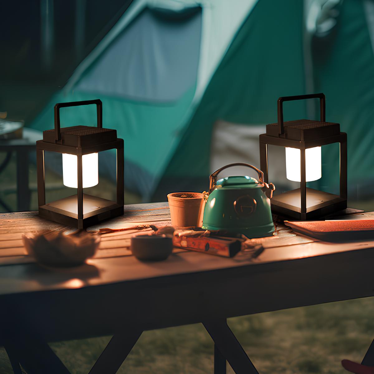 Lampe extérieure LED solaire blanc chaud jardin terrasse étanche design moderne