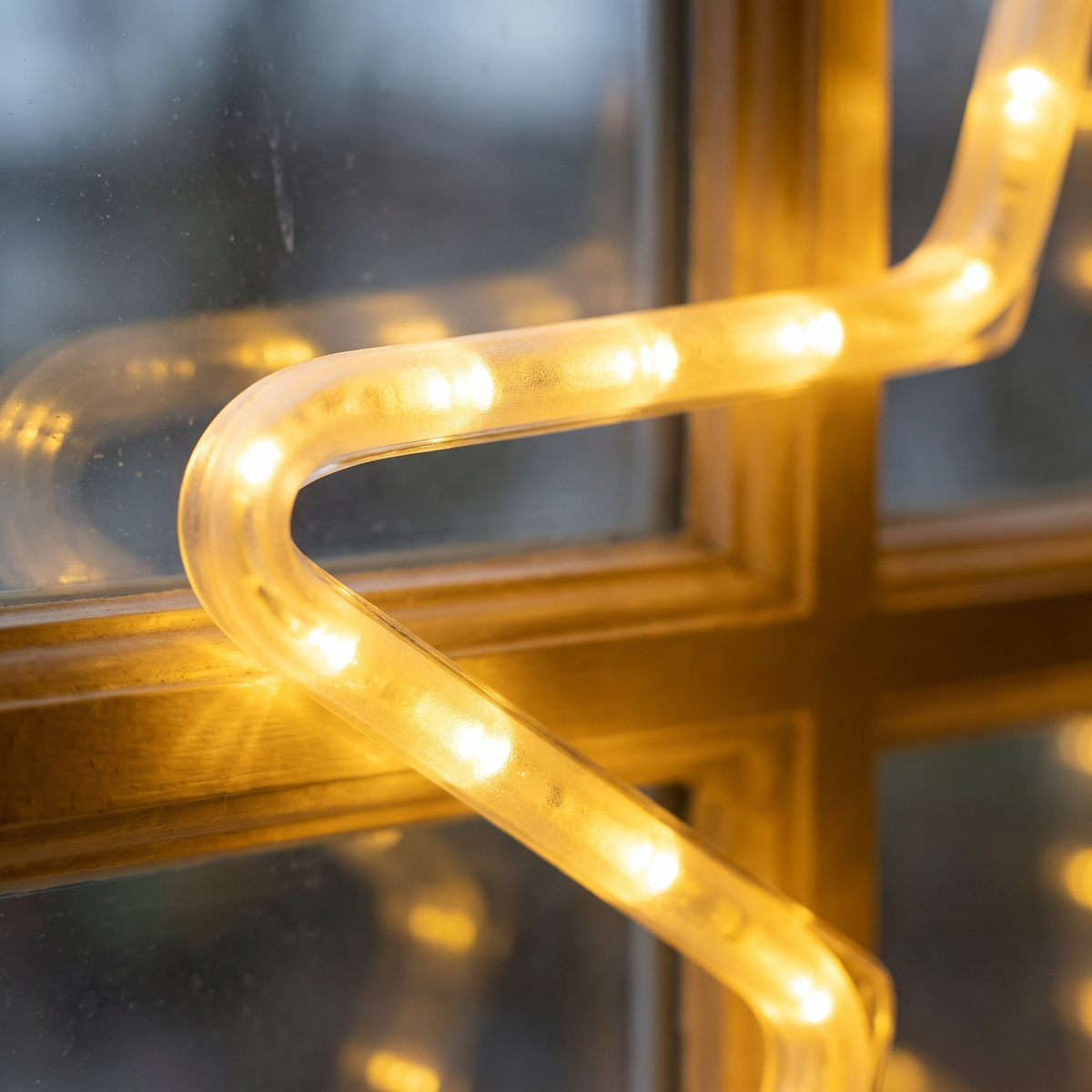 Étoile lumineuse LED 55 cm pour fenêtre avec minuterie, blanc chaud, intérieur et extérieur