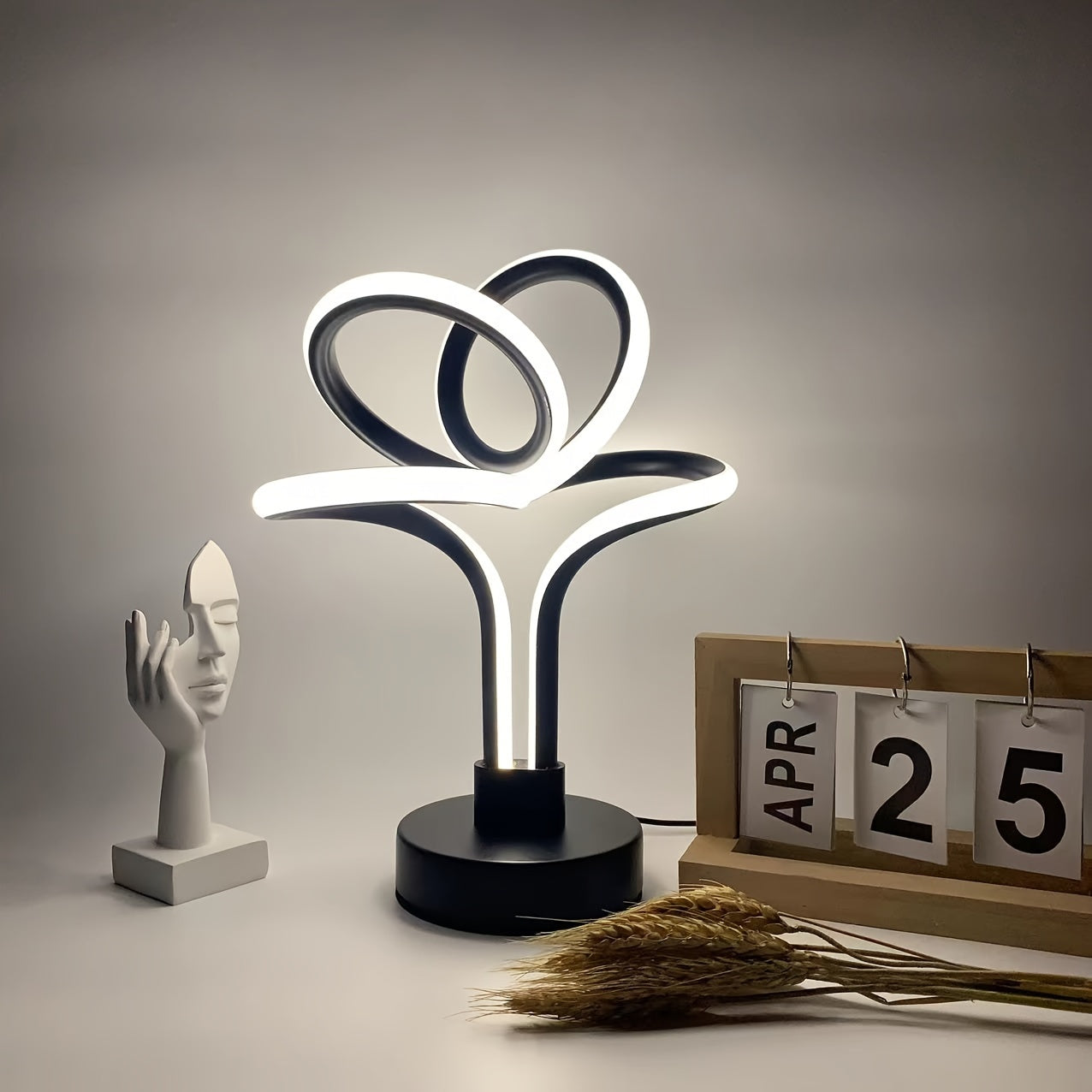ScandiLume - Lampe de table LED USB minimaliste